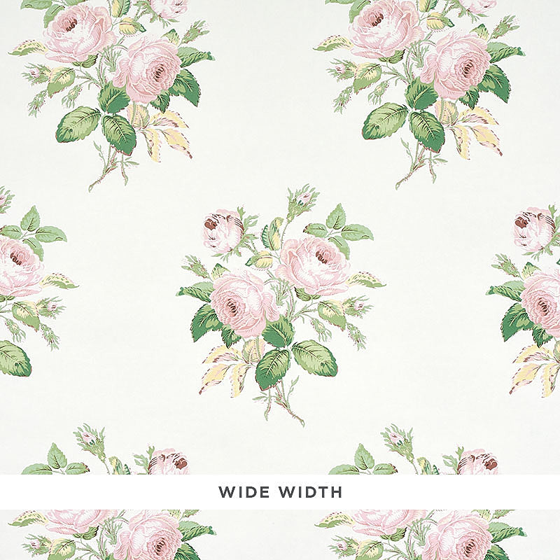 Loudon Rose fabric in blush color - pattern number 5012031 - by Schumacher in the Schumacher Classics collection