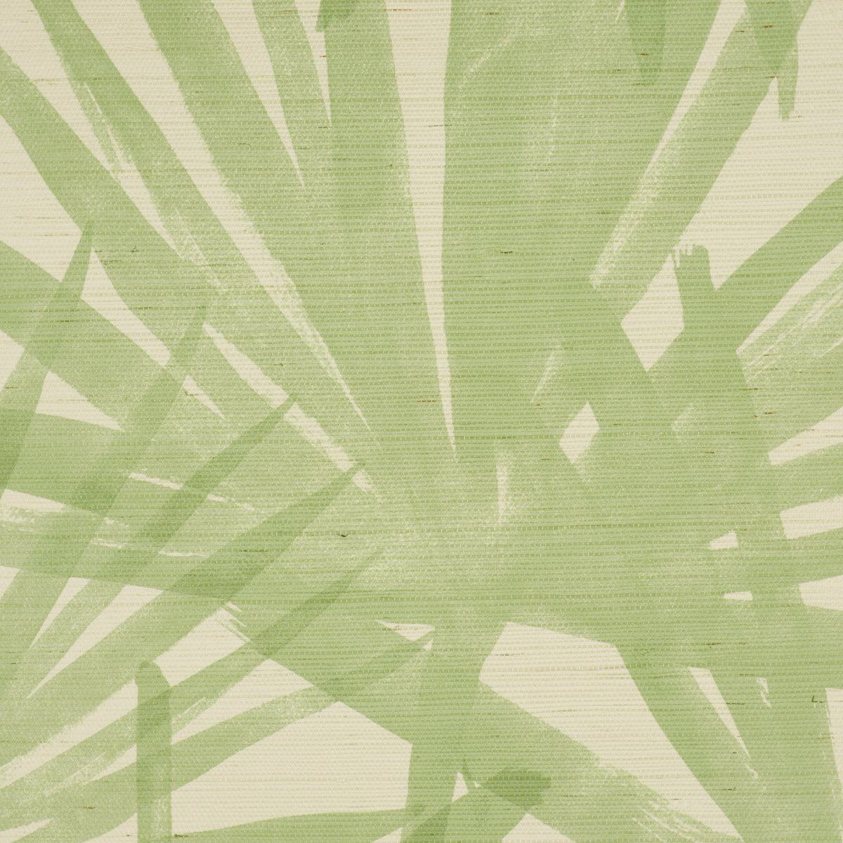 Sunlit Palm Sisal Wallpaper in pistachio color - pattern number 5012042 - by Schumacher in the Perennial Favorites collection