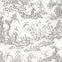 Shengyou Toile wallpaper in driftwood color - pattern number 5012050 - by Schumacher in the Signature Schumacher collection