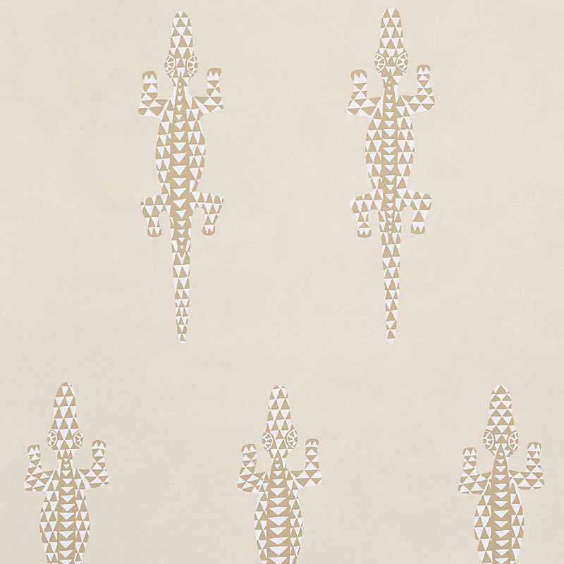 Baracoa wallpaper in neutral color - pattern number 5012101 - by Schumacher in the Copacabana collection