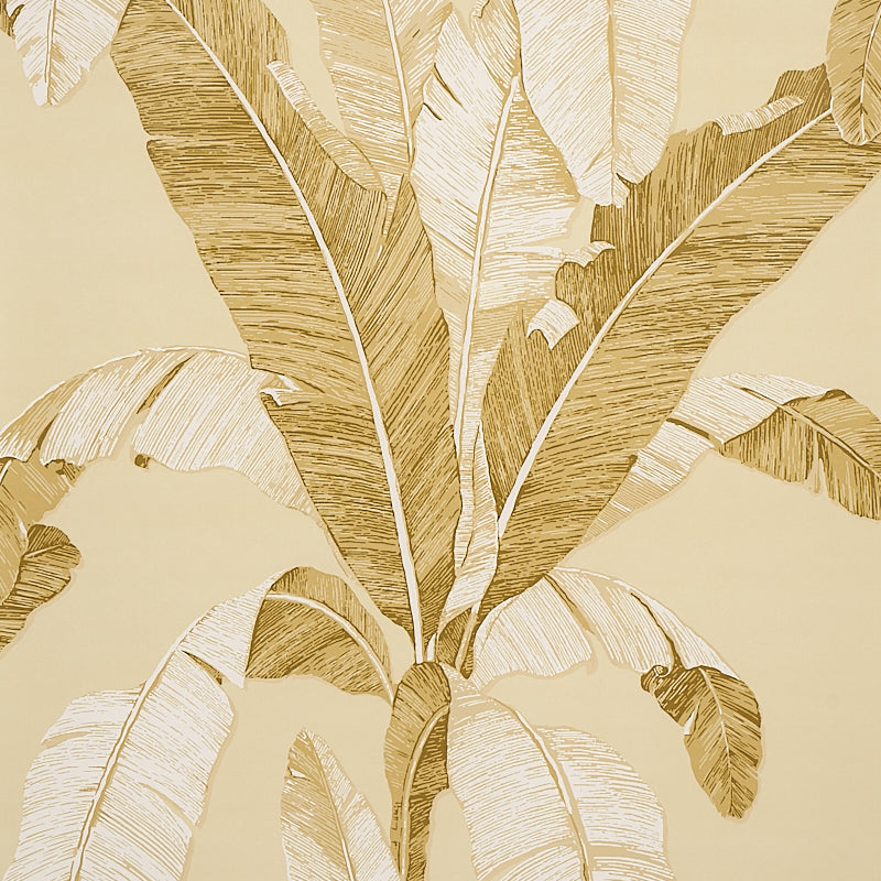 Erisimo wallpaper in neutral color - pattern number 5012111 - by Schumacher in the Copacabana collection