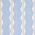 Sina Stripe wallpaper in blue color - pattern number 5012122 - by Schumacher in the Copacabana collection