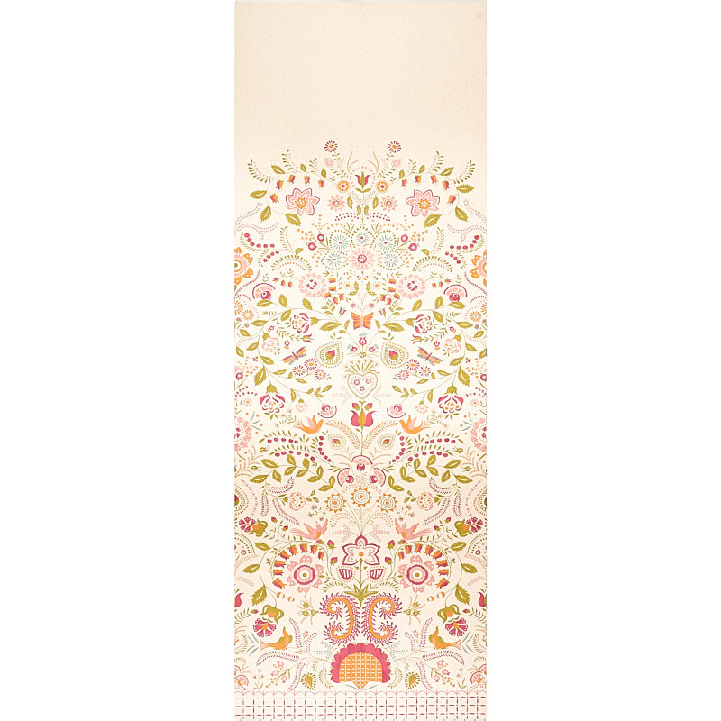 Orla Panel wallpaper in magenta color - pattern number 5012150 - by Schumacher in the Bohemia collection
