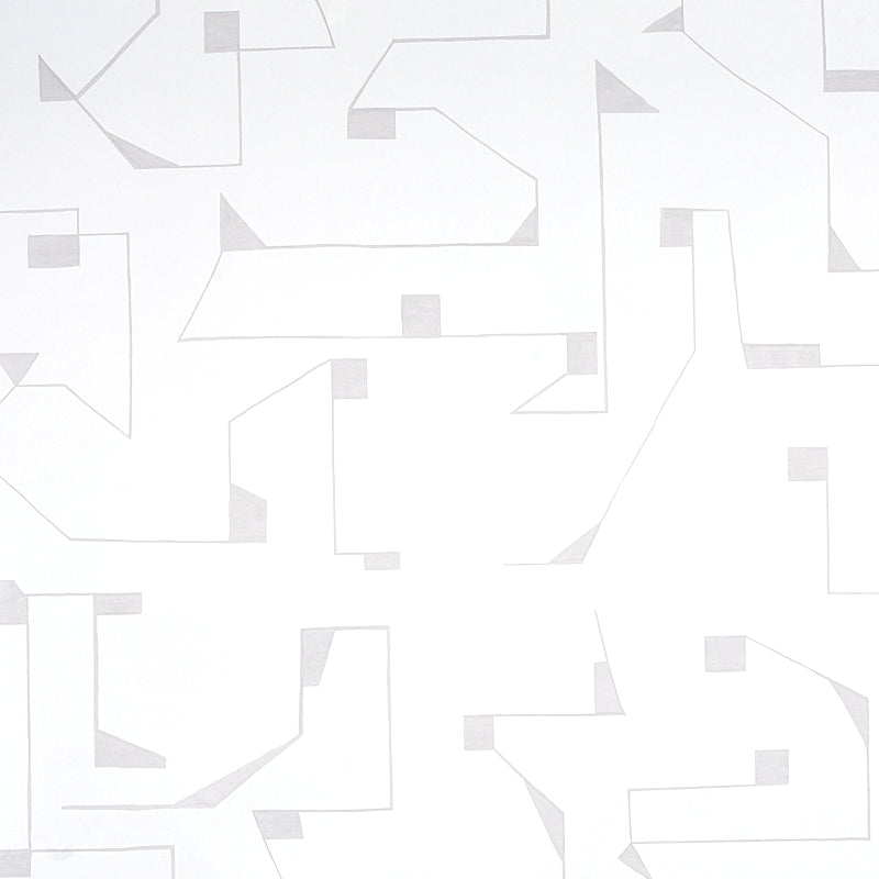 Circuit wallpaper in grey color - pattern number 5012160 - by Schumacher in the Porter Teleo collection