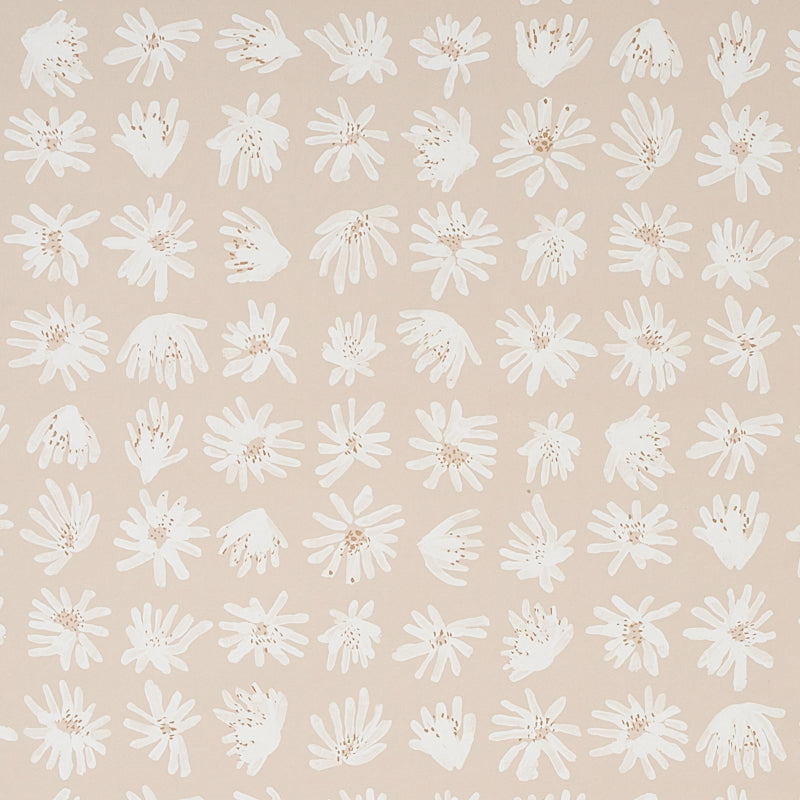 Meadow Rock wallpaper in neutral color - pattern number 5012231 - by Schumacher in the Caroline Z Hurley II collection