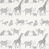 Jungle Jubilee wallpaper in charcoal color - pattern number 5012471 - by Schumacher in the Flight of Fancy collection