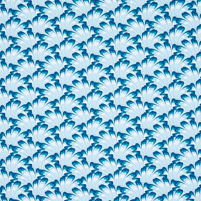 Gotham Swing fabric in royal color - pattern number 5012532 - by Schumacher in the Cristina Buckley collection