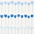 Edie fabric in blue parrot color - pattern number 5012582 - by Schumacher in the Cristina Buckley collection