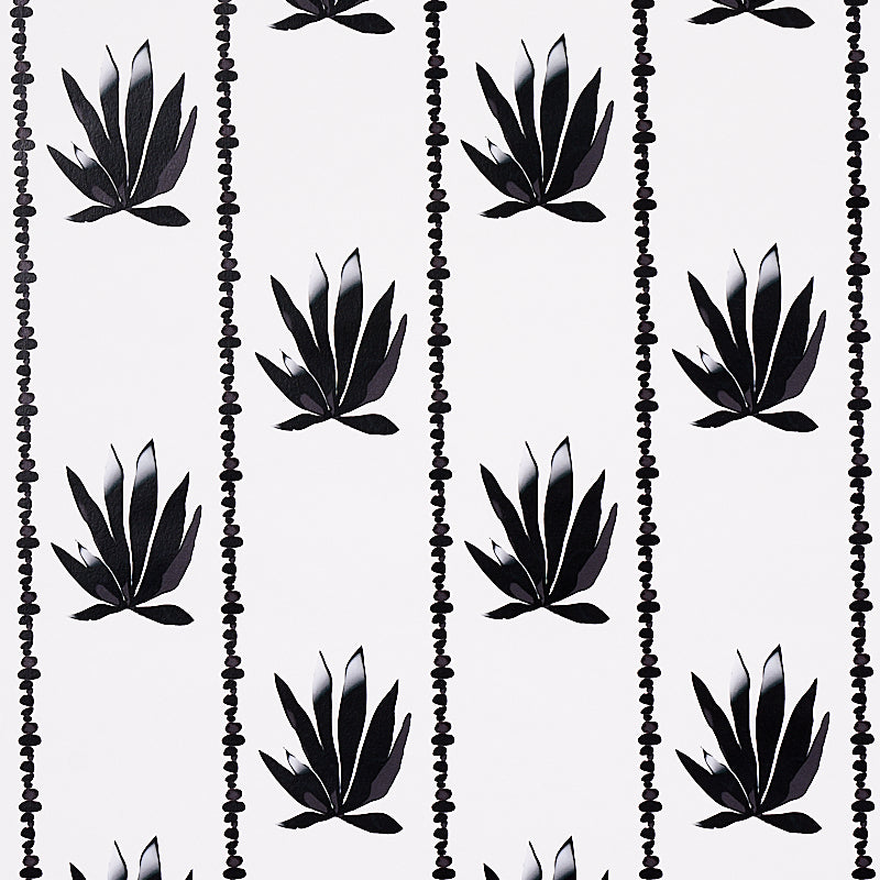 Agave Stripe wallpaper in parchment color - pattern number 5012681 - by Schumacher in the Peg Norriss collection