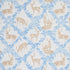 Woburn Meadow wallpaper in ice color - pattern number 5012730 - by Schumacher in the Flight of Fancy collection