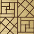 Trellis Metallic wallpaper in glam gold color - pattern number 5012760 - by Schumacher in the Cristina Buckley collection