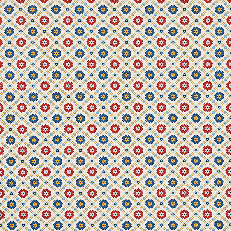 Larissa wallpaper in ivory color - pattern number 5012840 - by Schumacher in the Cabana collection