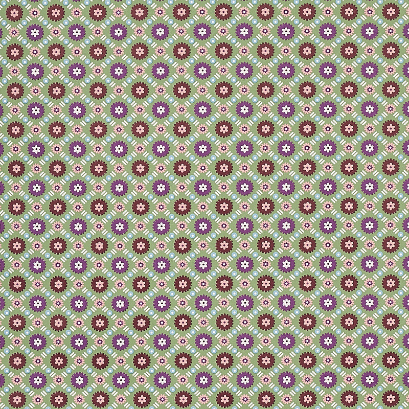 Larissa wallpaper in jade color - pattern number 5012841 - by Schumacher in the Cabana collection