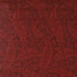 Saz Paisley wallpaper in burgundy color - pattern number 5012902 - by Schumacher in the Cabana collection