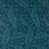 Saz Paisley wallpaper in peacock color - pattern number 5012903 - by Schumacher in the Cabana collection