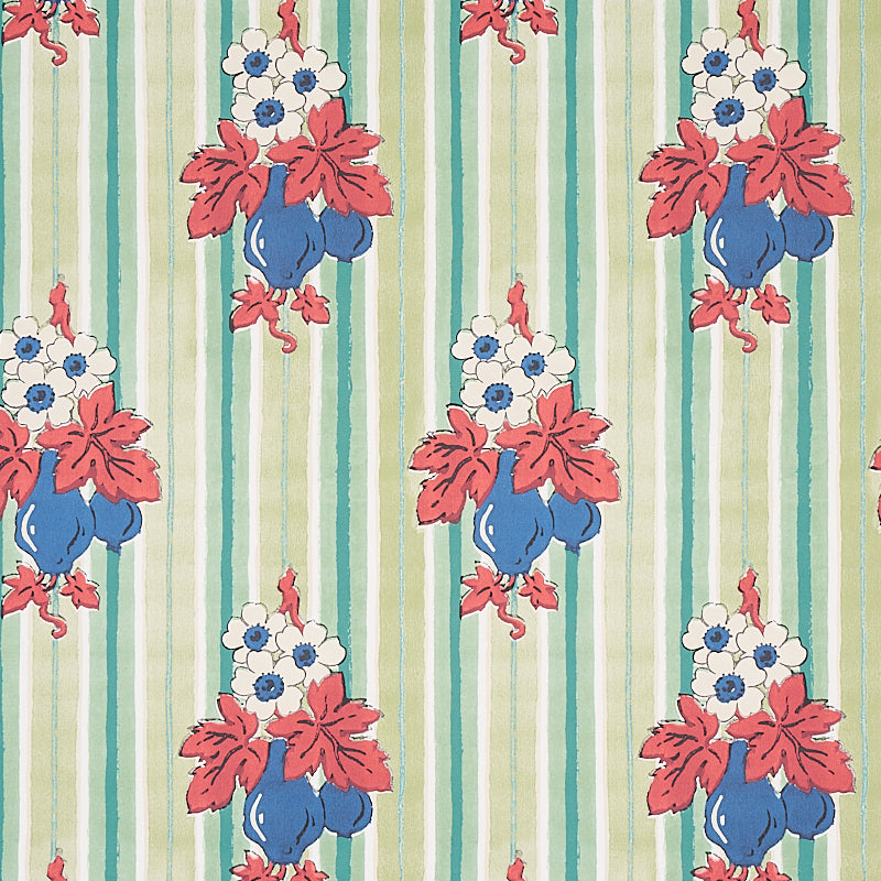 Turnip wallpaper in mint color - pattern number 5012910 - by Schumacher in the Cabana collection