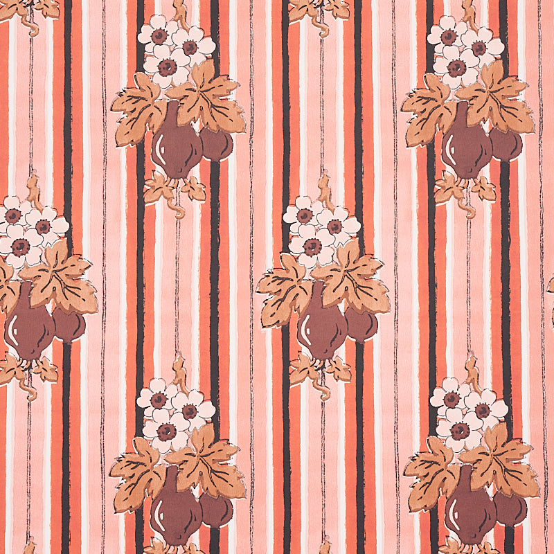 Turnip wallpaper in carnation color - pattern number 5012911 - by Schumacher in the Cabana collection