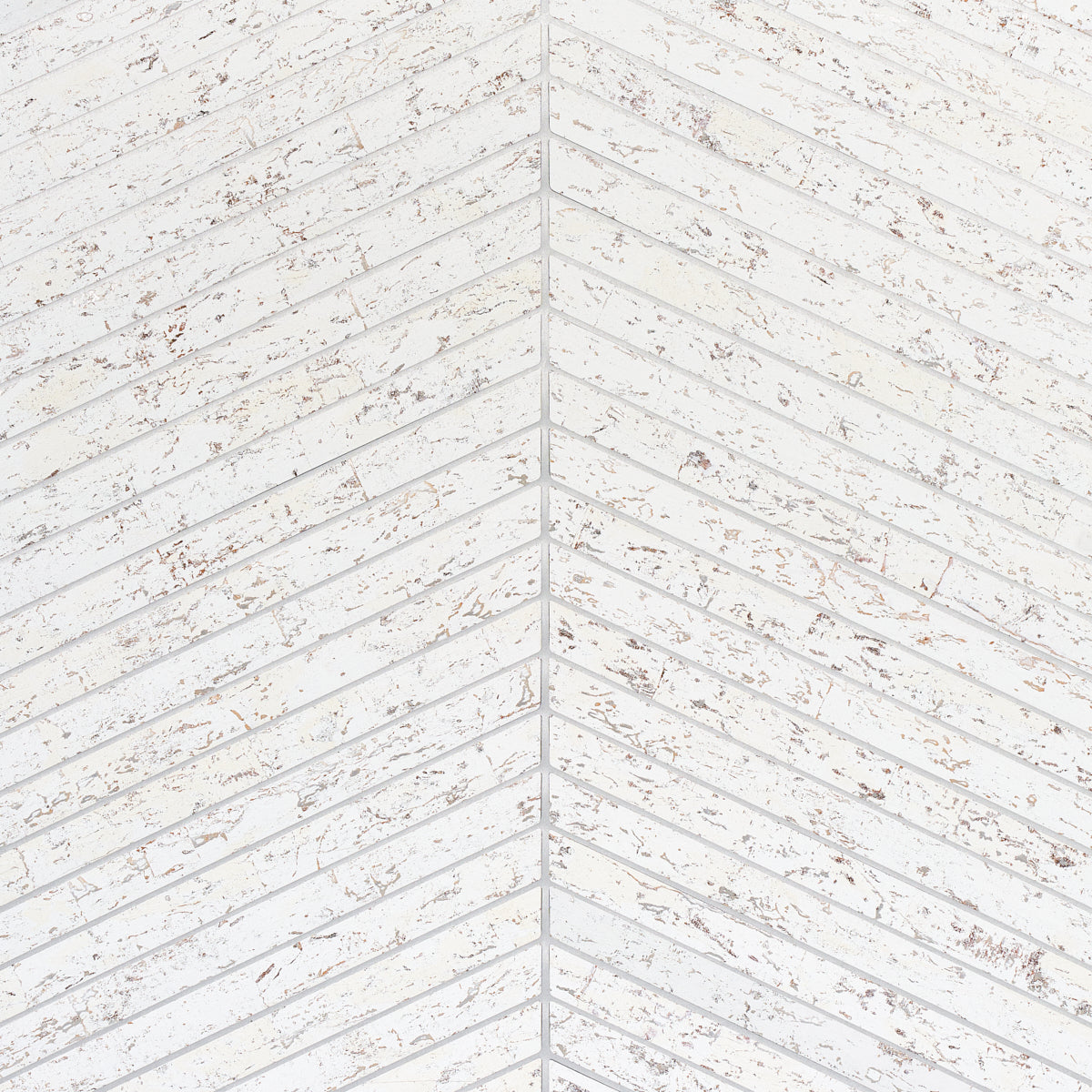 Cork Herringbone wallpaper in white color - pattern number 5013010 - by Schumacher in the Textured Wallcoverings and Printed Grasscloths collection