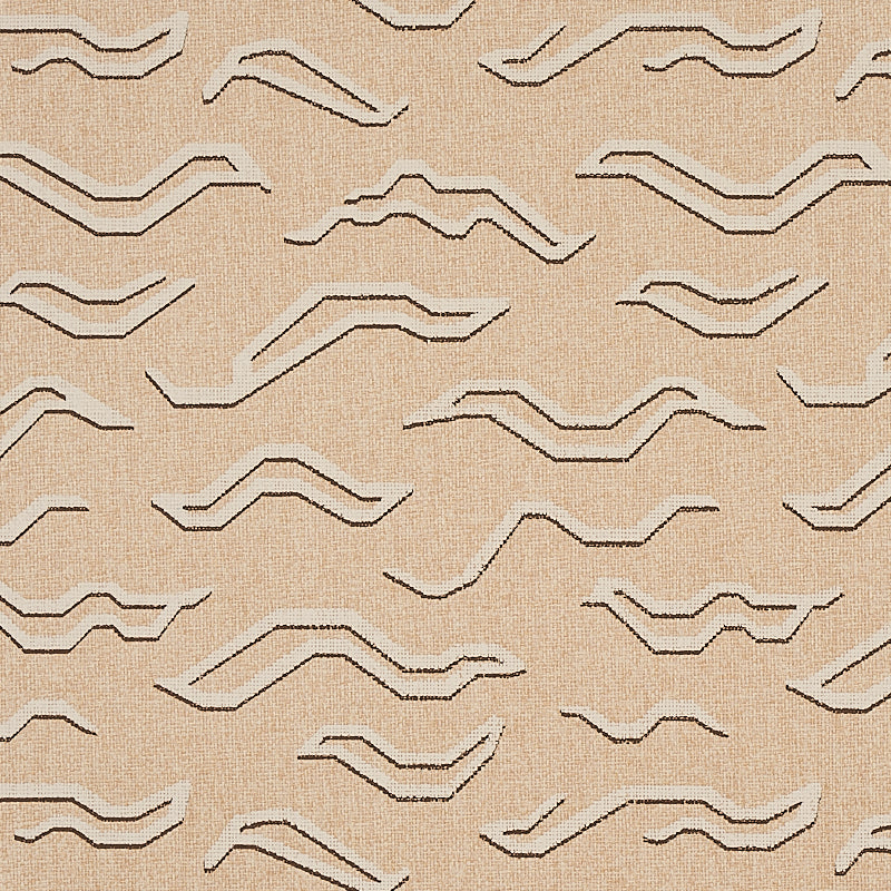 Kata Paperweave wallpaper in oatmeal color - pattern number 5013110 - by Schumacher in the Tapis collection
