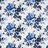 Valentina Floral wallpaper in blues color - pattern number 5013130 - by Schumacher in the Orient Express II collection
