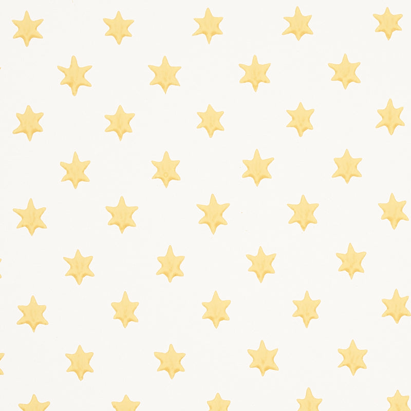 Astral wallpaper in yellow color - pattern number 5013143 - by Schumacher in the Hobe Erwin collection