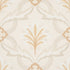 Front Waltz wallpaper in grey and gold color - pattern number 5013151 - by Schumacher in the Hobe Erwin collection