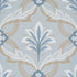 Front Waltz wallpaper in light blue color - pattern number 5013152 - by Schumacher in the Wallflowers II collection