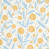 Mirabelle fabric in yellow and sky color - pattern number 5013200 - by Schumacher in the Schumacher Classics collection
