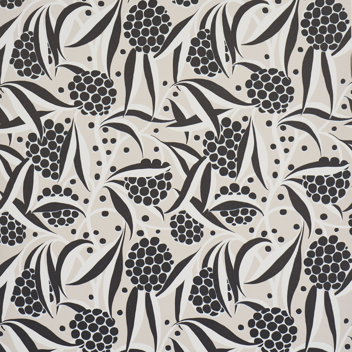 Rubus wallpaper in stone color - pattern number 5013333 - by Schumacher in the A Love Affair collection