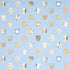 Heraldic wallpaper in oxford blue color - pattern number 5013491 - by Schumacher in the Happy Menocal collection