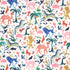 Beasts wallpaper in multi on ivory color - pattern number 5013530 - by Schumacher in the Happy Menocal collection