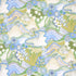 Daisy Chain wallpaper in green and blue color - pattern number 5013552 - by Schumacher in the Clements Ribeiro collection