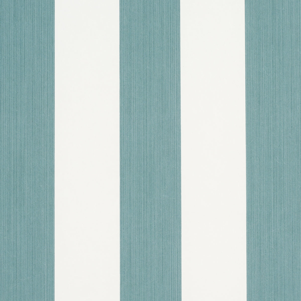 Edwin Stripe Wide wallpaper in teal color - pattern number 5013623 - by Schumacher in the Perennial Favorites collection