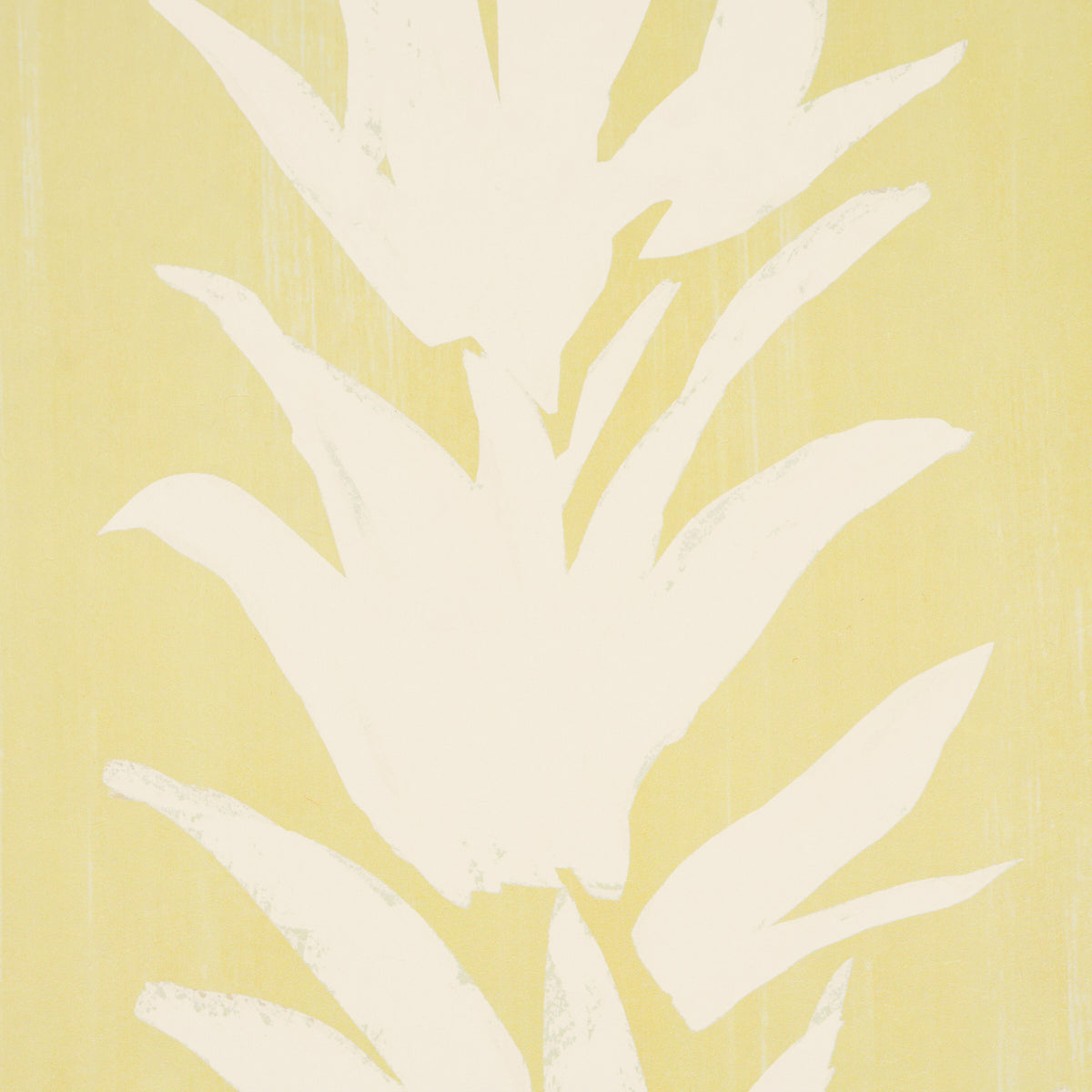 White Lotus Wallpaper in light yellow color - pattern number 5013668 - by Schumacher in the Backdrop I collection