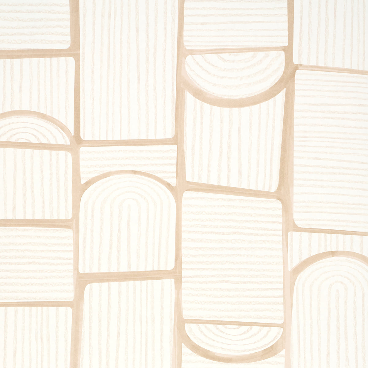 Bloomsbury fabric in warm white color - pattern number 5013681 - by Schumacher in the Backdrop I collection