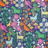 Lupita wallpaper in multi on navy color - pattern number 5013760 - by Schumacher in the Moon River collection