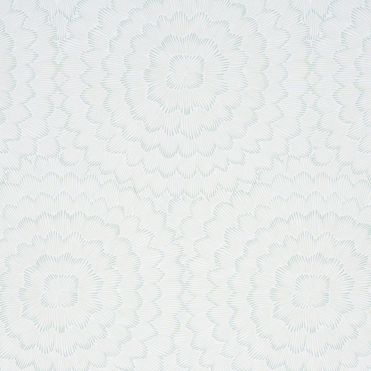 Feather Bloom Wallpaper in Seaglass color - pattern number 5013822 - by Schumacher in the Perennial Favorites collection