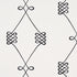 Nicolette wallpaper in black on cream color - pattern number 5013830 - by Schumacher in the Full Bloom collection