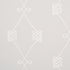 Nicolette wallpaper in white on grey color - pattern number 5013831 - by Schumacher in the Full Bloom collection