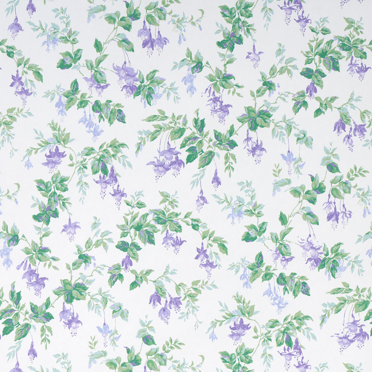 Garden Gate wallpaper in violet color - pattern number 5013870 - by Schumacher in the Full Bloom collection