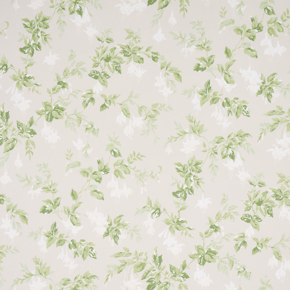 Garden Gate wallpaper in soft neutral color - pattern number 5013871 - by Schumacher in the Full Bloom collection