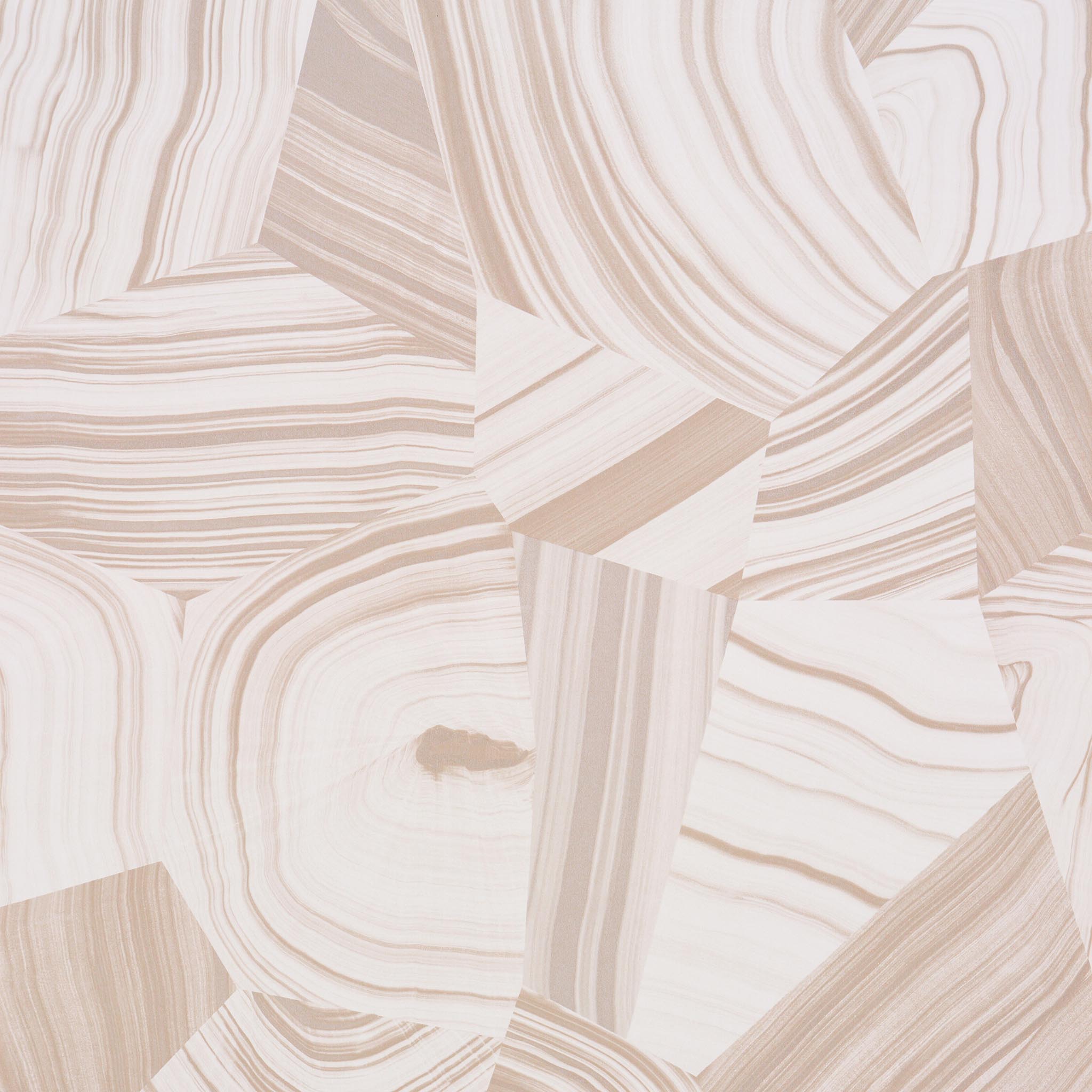Agate Slice fabric in light neutral color - pattern number 5013892 - by Schumacher in the Miles Redd collection