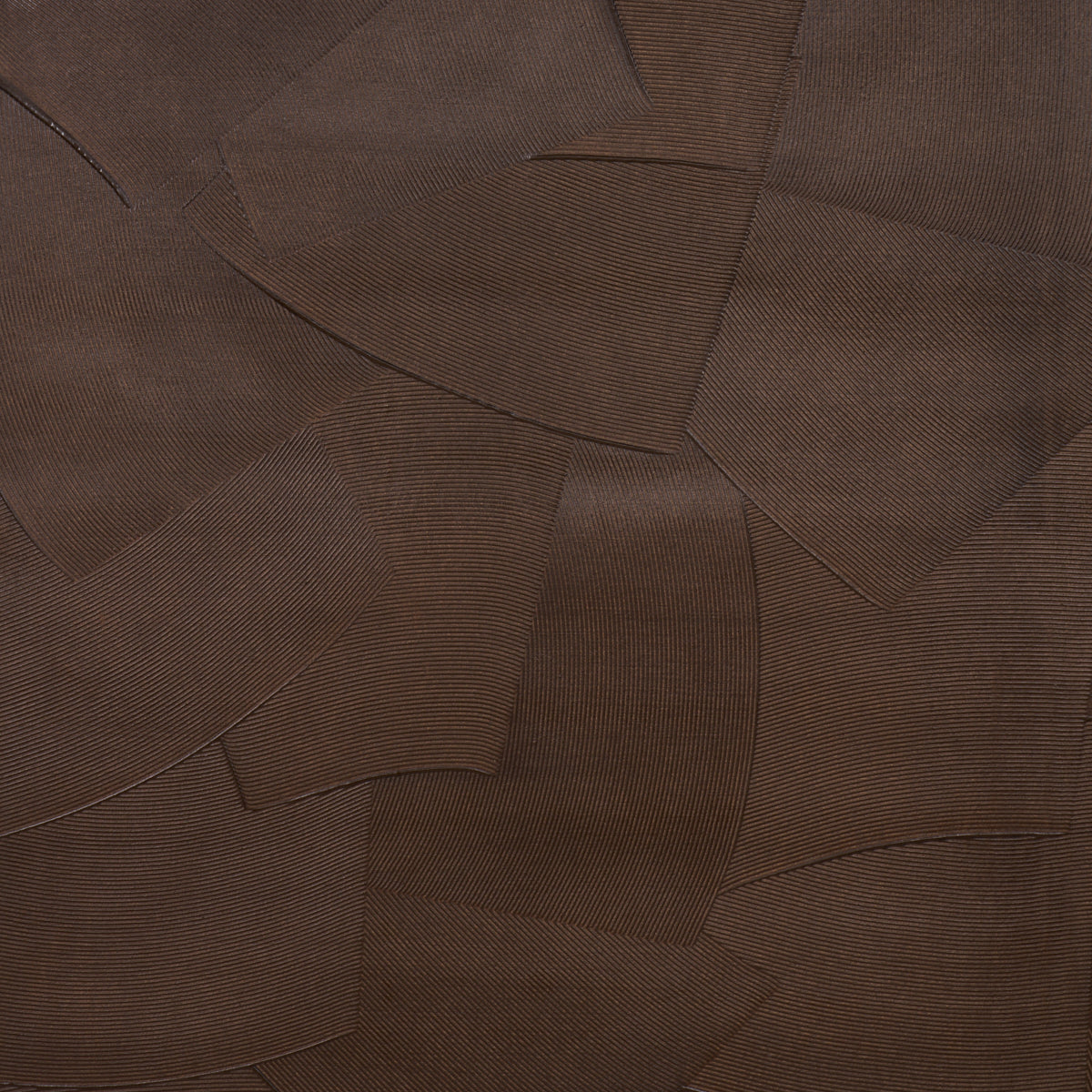Hand Combed Plaster Wallpaper in brown color - pattern number 5013954 - by Schumacher in the David Kaihoi collection