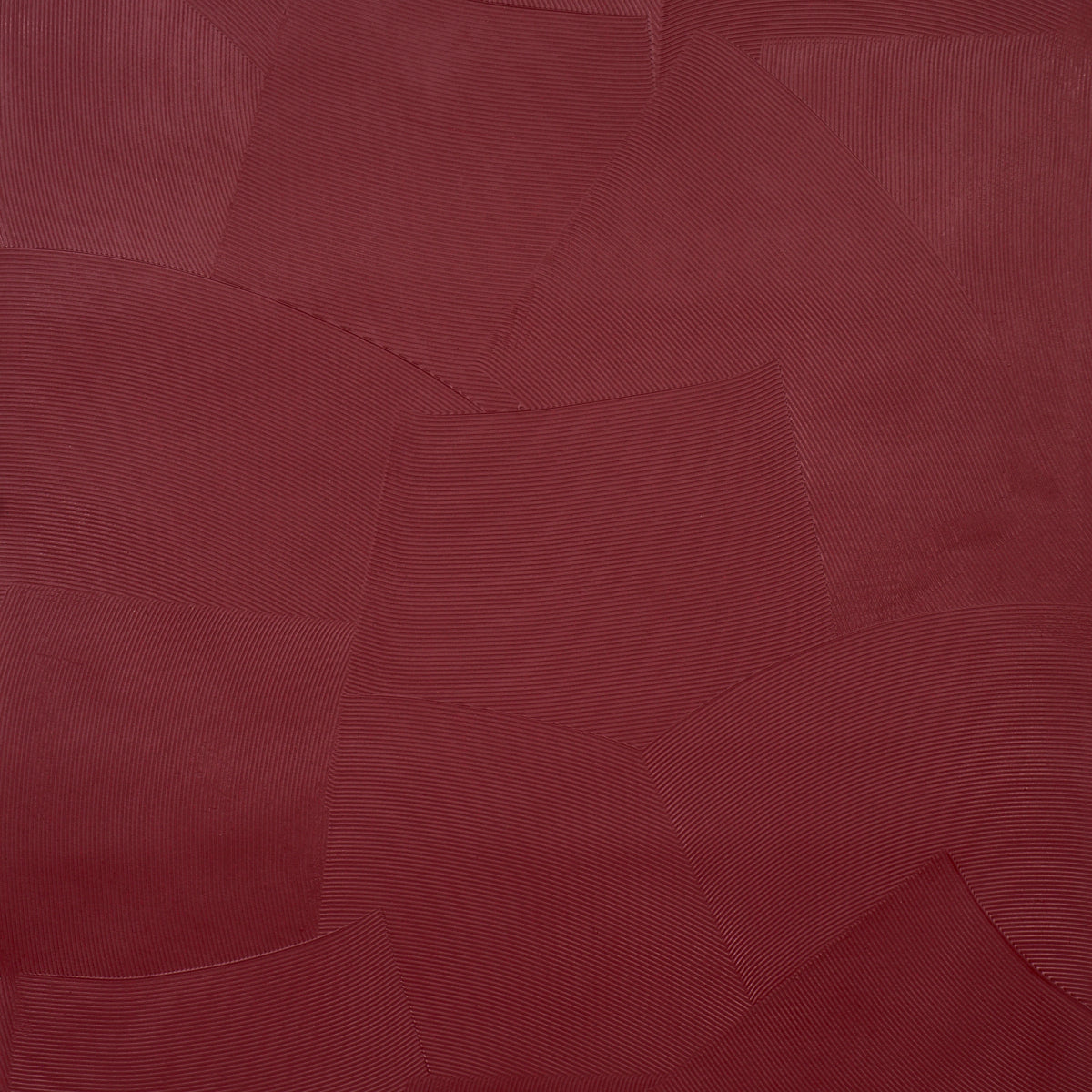 Hand Combed Plaster Wallpaper in oxblood color - pattern number 5013955 - by Schumacher in the David Kaihoi collection