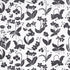 Orchids Have Dreams wallpaper in soft black color - pattern number 5014100 - by Schumacher in the Hera Ford collection