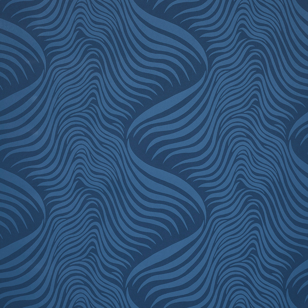 Sauvage wallpaper in navy color - pattern number 5014152 - by Schumacher in the Moon River collection