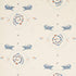 Reptilia wallpaper in warm blue color - pattern number 5014191 - by Schumacher in the Backdrop II collection