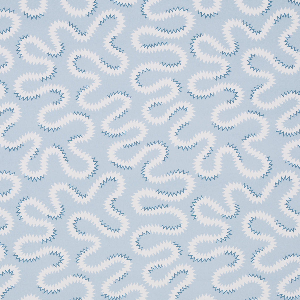Zoelie wallpaper in sky color - pattern number 5014241 - by Schumacher in the New Traditional Provencal collection