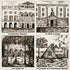 Architecturra wallpaper in newsprint color - pattern number 5014270 - by Schumacher in the Johnson Hartig for Libertine collection