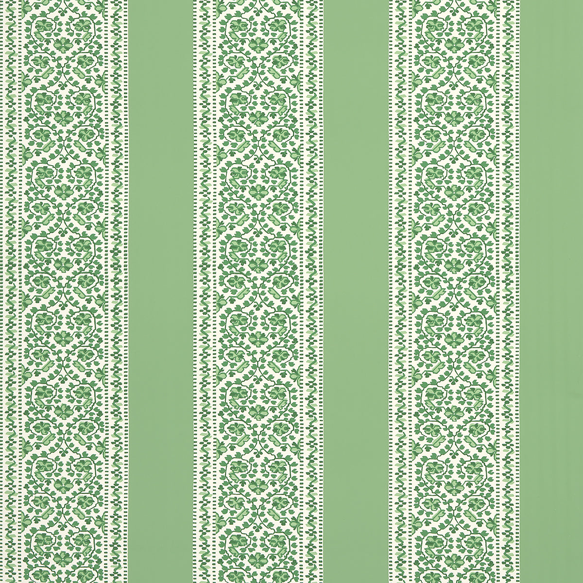 Jasmine wallpaper in leaf green color - pattern number 5014341 - by Schumacher in the Moon River collection